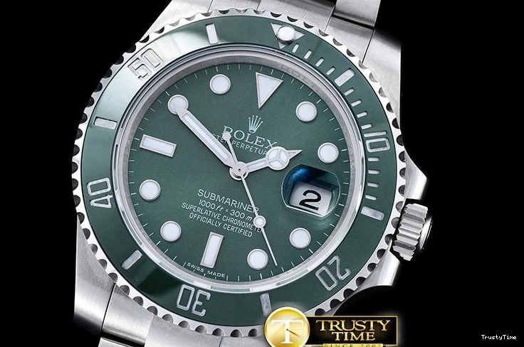 0929 ROLSUB0249A -Submariner 116610LV SS SS Green BPF V2 SP A3135 Mod Attractive 1029